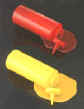 spilled ketchup and mustard
