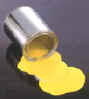 spilled paint