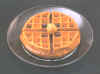 waffle with butter