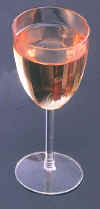 white wine in glass